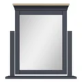 Winchester Wooden Frame Dressing Mirror, 58cm, Midnight Grey
