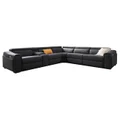 Barronett Fabric Modular Corner Sofa with Electric Recliners, 4 Seater, Dark Grey