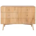 Ariton Mango Wood 6 Drawer Dresser