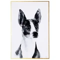 "Terrier Portrait" Framed Canvas Wall Art, 120cm