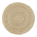Anglo Jute Round Rug, 150cm, Natural
