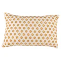 Accessorize Norah Cotton Lumbar Cushion, Ochre