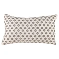 Accessorize Norah Cotton Lumbar Cushion, Grey