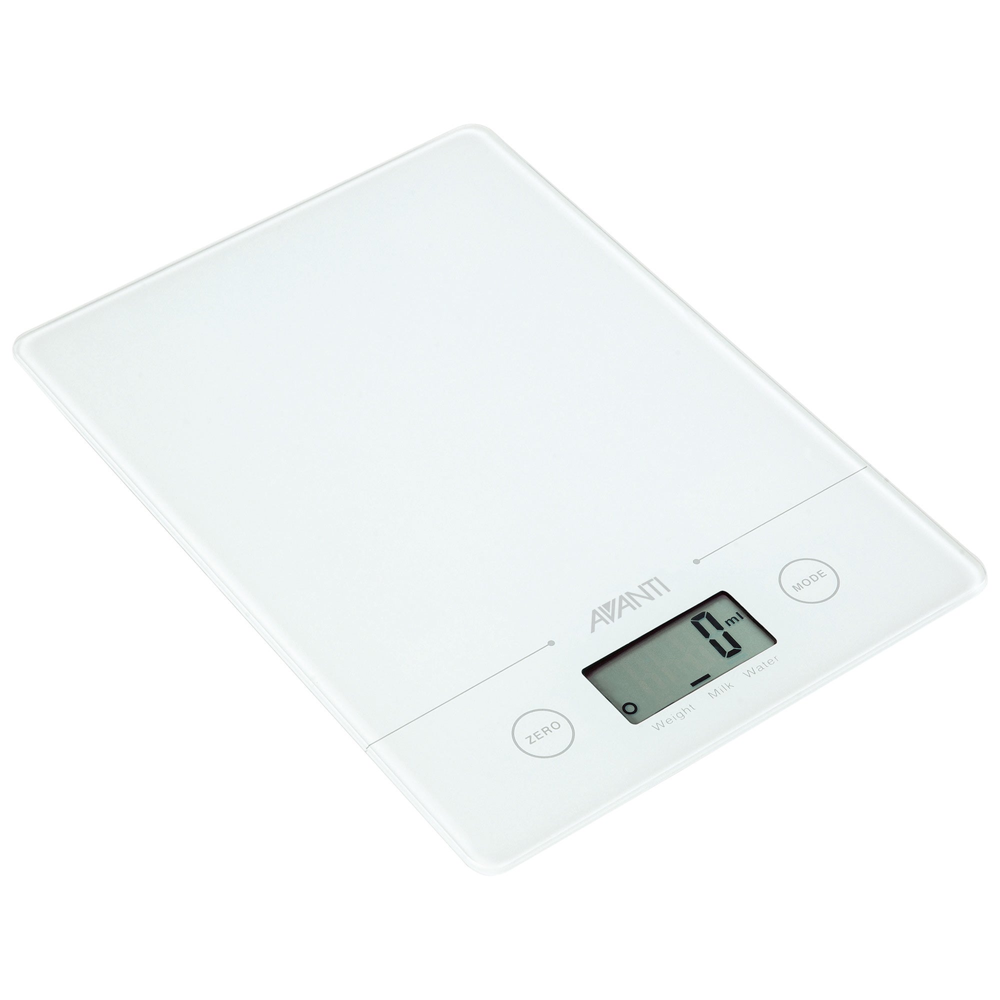 Avanti Compact Kitchen Scale, White