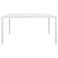 Cube Italian Made Commercial Grade Indoor / Outdoor Dining Table, 140cm, White