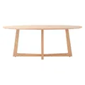 Sloan Commercial Grade Timber Oval Dining Table, 200cm, Natural