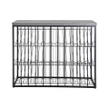 Taylor Commercial Grade Industrial Iron Wine Rack