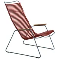 Houe Click Outdoor Lounge Chair, Paprika