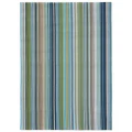 Harlequin Spectro Stripes Indoor / Outdoor Designer Rug, 200x140cm, Marine