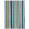 Harlequin Spectro Stripes Indoor / Outdoor Designer Rug, 350x250cm, Marine