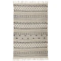 Totemic Shapes Tribal Cotton Rug, 150x220cm