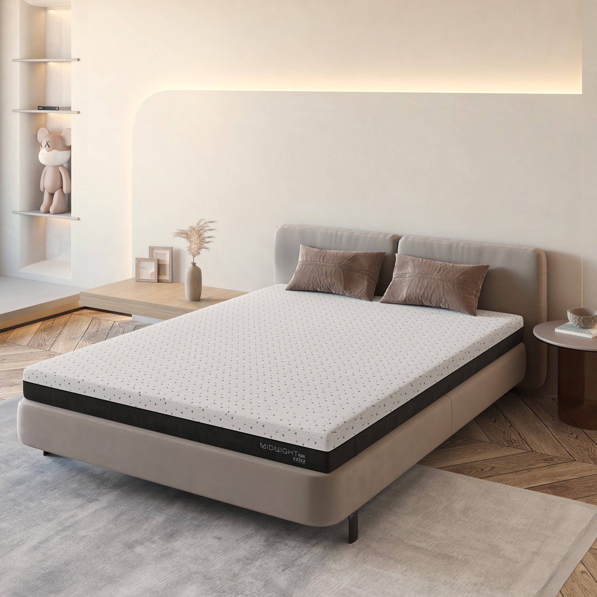 Midnight Boxed Premium Foam Mattress, Queen