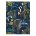 Sanderson Rain Forest Tropical Night Hand Tufted Designer Wool Rug, 240x170cm
