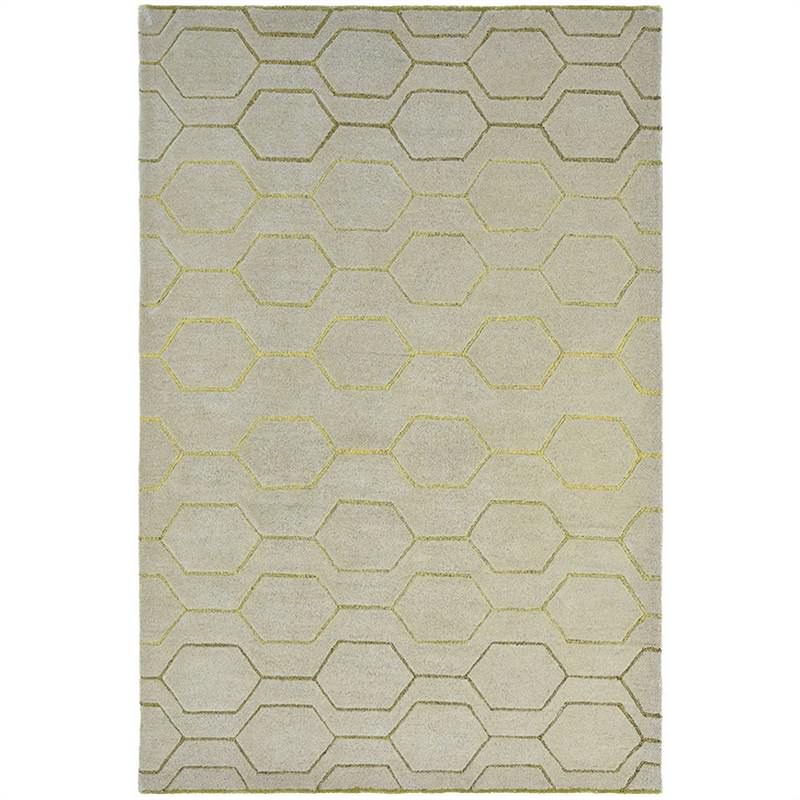 Wedgwood Arris Hand Tufted Designer Wool Rug, 350x250cm, Grey