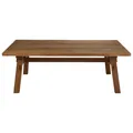 Amalfi Elroi Reclaimed Pine Timber Trestle Dining Table, 220cm