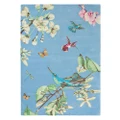 Wedgwood Hummingbird Hand Tufted Designer Wool Rug, 240x170cm, Blue