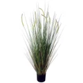 NF Potted Artificial Cattail Grass, 124cm