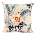 Boden Tropical Zebra Outdoor Scatter Cushion, Blush