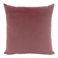 Aria Feather Filled Velvet Euro Cushion, Soft Berry