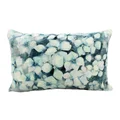 Hydrangea Petal Linen Blend Lumbar Cushion