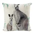 Orana Kangaroo Linen Blend Scatter Cushion