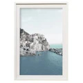"Classic Landscapes" Framed Wall Art Print, Almafi Cliff, 93cm