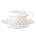 Noritake Eternal Palace Fine Porcelain Tea Cup & Saucer Set, Gold