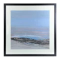 "Wave Shadow" Framed Abstract Wall Art Print, No.2, 80cm