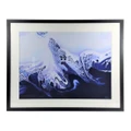 "Glacier Tops" Framed Abstract Wall Art Print, 100cm