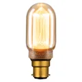 Mercator T45 Decorative LED Filament Bulb, B22, 4W, 1800K, Amber
