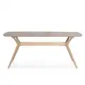 Dettar Timber Dining Table, 185cm, Pale Oak
