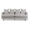 Edensor Fabric Sofa, 3 Seater, Sterling Sand