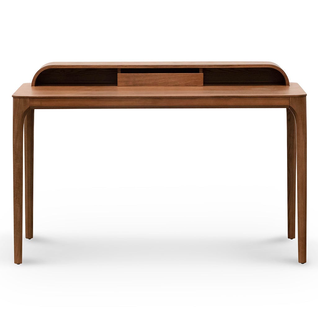 Hewitt Ashwood Home Office Desk, 130cm, Light Walnut