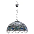 Shelby Tiffany Style Stained Glass Pendant Light