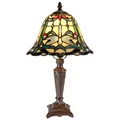 Aurora Tiffany Style Stained Glass Table Lamp, Small