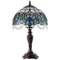 Shelby Tiffany Style Stained Glass Table Lamp, Medium