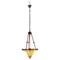 Florence Tiffany Style Stained Glass Pendant Light