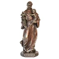 Veronese Cold Cast Bronze Coated Figurine, St Anthony