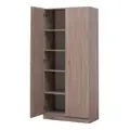 Mission 2 Door Pantry Cabinet, Light Oak