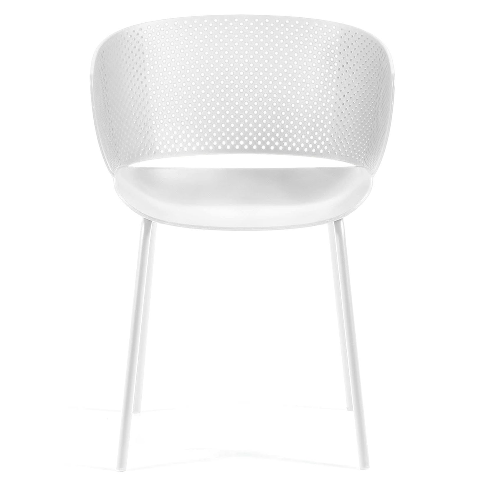 Cherie Outdoor Dining Chair, White