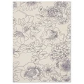 Ted Baker Linear Floral Hand Loomed Designer Cotton Rug, 240x170cm