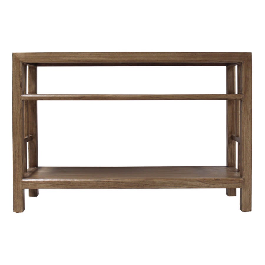 Macaire Mindy Wood Console Table, 120cm, Natural