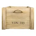 Maslin Mango Wood Wine Crate, Large