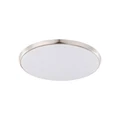 Ollie IP54 Indoor / Outdoor Dimmable LED Oyster Light, 12W, CCT, Satin Nickel