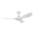 Noosa Indoor / Outdoor DC Ceiling Fan with CCT LED Light & Remote, 116cm/46", White