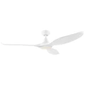 Noosa Indoor / Outdoor DC Ceiling Fan with CCT LED Light & Remote, 150cm/60", White