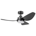 Torquay Indoor / Outdoor DC Ceiling Fan with CCT LED Light & Remote, 107cm/42", Black