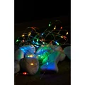 Dew Drop LED Fairy Light, 400cm, Multicolour, Silver