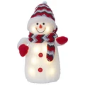 Joylight Snowman LED Light Up Figurine, Large, Red