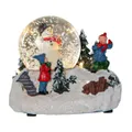 Winterville Snowman LED Snow Globe
